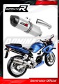SV 650 S EXHAUST Suzuki Muffler Auspuff Sportauspuff Silencer Echappement Silencieux Scarico Scarichi Escape Wydech Tłumik Carbon Tip HP1 1999 - 2002 Dominator 