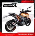 125 DUKE EXHAUST KTM Muffler Auspuff Sportauspuff Silencer Echappement Silencieux Scarico Scarichi Escape Wydech Tłumik Carbon Tip HP3 2017 - 2019 Dominator 2