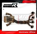 decat mid muffler DOMINATOR Mid Pipe fits the motorcycle Z1000 2017   2019 2