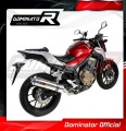 CB 500 F EXHAUST Honda Muffler Auspuff Sportauspuff Silencer Echappement Silencieux Scarico Scarichi Escape Wydech Tłumik ROUND 2016 - 2019 Dominator 2