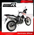 exhaust muffler DOMINATOR ROUND fits the motorcycle Derbi Terra Adventure 125 2008   2015 3