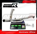 DL 1000 V-strom Exhaust Cat Eliminator Catalyst Catalytic Converter Linkpipe Decat Downpipe 2014 - 2016 DOMINATOR 3