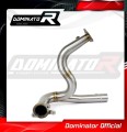 ETV 1200 Caponord Exhaust Cat Eliminator Catalyst Catalytic Converter Linkpipe Decat Downpipe 2013 - 2016 DOMINATOR  1