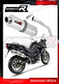 exhaust muffler DOMINATOR oval fits the motorcycle Triumph TIGER 800 XC XR 2011   2014 2