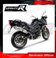 exhaust muffler DOMINATOR ROUND fits the motorcycle Triumph TIGER 800 XC XR 2015   2017 4