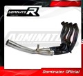 YZF R1M 1000 Exhaust Cat Eliminator Catalyst Catalytic Converter Linkpipe Decat Downpipe 2015 - 2017 DOMINATOR 3