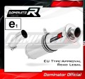 exhaust muffler DOMINATOR homologated road legal ROUND fits the motorcycle F800GS 2008   2017