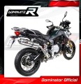exhaust muffler DOMINATOR homologated road legal ROUND fits the motorcycle F850GS Adventure 2016   2020 3