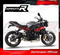 exhaust muffler DOMINATOR GP fits the motorcycle Triumph STREET TRIPLE 675 R / S / RS 2013   2016 4