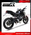 complete exhaust system with muffler DOMINATOR Full System HP3 fits the motorcycle Honda CB 125 R 2018   2020 3