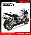 exhaust muffler DOMINATOR ROUND fits the motorcycle Honda VTR 1000 SP1 1998   2001 2