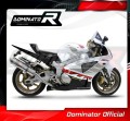 exhaust muffler DOMINATOR ROUND fits the motorcycle Honda VTR 1000 SP1 1998   2001 3