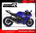 YZF R1 R1M 1000 RN49 Exhaust Cat Eliminator Catalyst Catalytic Converter Linkpipe Decat Downpipe 2017 - 2019 DOMINATOR 3
