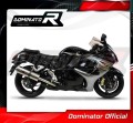 GSXR GSX 1300 R HAYABUSA EXHAUST Suzuki Muffler Auspuff Sportauspuff Silencer Echappement Silencieux Scarico Scarichi Escape Wydech Tłumik OVAL 2008 - 2019 DOMINATOR 3