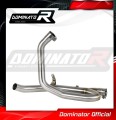 decat mid muffler DOMINATOR Mid Pipe fits the motorcycle SV 650 2016   2023