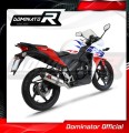 CBR 125 R EXHAUST Honda Full System Muffler Auspuff Sportauspuff Silencer Echappement Silencieux Scarico Scarichi Escape Collector Manifold Wydech Tłumik HP3 2011 - 2018 DOMINATOR 2