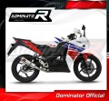 complete exhaust system with muffler DOMINATOR Full System HP3 fits the motorcycle Honda CBR 125 R 2011   2018 4