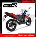 complete exhaust system with muffler DOMINATOR Full System GP fits the motorcycle Honda CBR 125 R 2011   2018 3