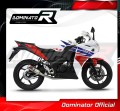 complete exhaust system with muffler DOMINATOR Full System GP fits the motorcycle Honda CBR 125 R 2011   2018 4