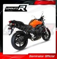 FZ6 FAZER S1 Exhaust Yamaha Muffler Auspuff Sportauspuff Silencer Echappement Silencieux Scarico Scarichi Escape Wydech Tłumik ROUND BLACK 2004 - 2010 DOMINATOR 2