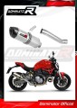 exhaust muffler DOMINATOR HP1 fits the motorcycle Ducati MONSTER 821 2018   2021