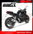 exhaust muffler DOMINATOR homologated road legal HP1 fits the motorcycle YAMAHA FZ1 1000 FAZER 2006   2015 3
