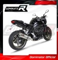exhaust muffler DOMINATOR homologated road legal oval fits the motorcycle YAMAHA FZ1 1000 FAZER 2006   2015 3
