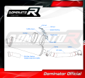 exhaust muffler DOMINATOR homologated road legal oval fits the motorcycle YZF 600R Thundercat 1996   2006 6