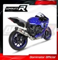 exhaust muffler DOMINATOR HP1 fits the motorcycle Yamaha YZF R1 1000 RN65 2020   2022 3