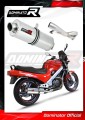 exhaust muffler DOMINATOR oval fits the motorcycle Honda NTV 650 REVERE 1988   1997