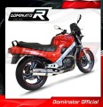 exhaust muffler DOMINATOR oval fits the motorcycle Honda NTV 650 REVERE 1988   1997 3