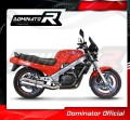 exhaust muffler DOMINATOR oval fits the motorcycle Honda NTV 650 REVERE 1988   1997 4