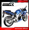SV 650 S EXHAUST Suzuki Muffler Auspuff Sportauspuff Silencer Echappement Silencieux Scarico Scarichi Escape Wydech Tłumik OVAL 1999 - 2002 Dominator 2