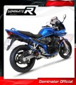 complete exhaust system with muffler DOMINATOR Full System GP1 BLACK fits to Suzuki GSF 650 BANDIT N / S 2005  2006