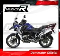 exhaust muffler DOMINATOR HP7 BLACK fits to BMW R1200GS Adventure 2008  2009 2