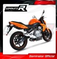 exhaust muffler DOMINATOR GP1 BLACK fits to Kawasaki ER  6 N / F 650 2009  2011