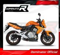 exhaust muffler DOMINATOR GP1 BLACK fits the motorcycle Kawasaki ER   6 N / F 650 2009   2011 2