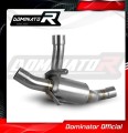 Ducati Multistrada 950/950 S  Exhaust Cat Eliminator Catalyst Catalytic Converter Linkpipe Decat Downpipe EX 2017/2020 DOMINATOR 1