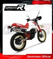 exhaust muffler DOMINATOR oval fits the motorcycle Yamaha XT 600 TENERE 1987   1989 3