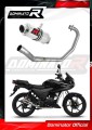 complete exhaust system with muffler DOMINATOR Full System GP1 fits the motorcycle Honda CBF 125 2009   2014