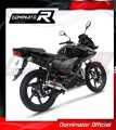 complete exhaust system with muffler DOMINATOR Full System GP1 fits the motorcycle Honda CBF 125 2009   2014 3
