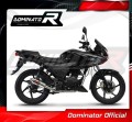complete exhaust system with muffler DOMINATOR Full System GP1 fits the motorcycle Honda CBF 125 2009   2014 4