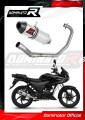 Honda  CBF 125 2009-2014  Full  Exhaust System  Muffler Auspuff Sportauspuff Silencer Echappement Silencieux Scarico Scarichi Escape Collector Manifold Wydech Tłumik  HP3 DOMINATOR