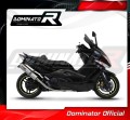 complete exhaust system with muffler DOMINATOR Full System ROUND fits the motorcycle Yamaha T MAX 500 2008   2011 4