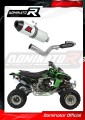 complete exhaust system with muffler DOMINATOR Full System MX2 fits the motorcycle Kawasaki KFX 450 2008   2014