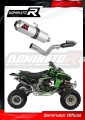 complete exhaust system with muffler DOMINATOR Full System MX fits the motorcycle Kawasaki KFX 450 2008   2014