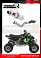 kompletny układ wydechowy z tłumikiem DOMINATOR Full System GP1 pasujący do motocykla Kawasaki KFX 450 2008 - 2014