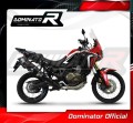 Honda CRF 1000L Africa Twin 2015 -2017  motorcycle Exhaust Muffler Auspuff Sportauspuff Silencer Echappement Silencieux Scarico Scarichi Escape Wydech Tłumik P7 BLACK Dominator 3