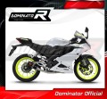 complete exhaust system with muffler DOMINATOR Full System GP BLACK fits the motorcycle Yamaha YZF R125 2019   2020 2