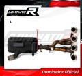 exhaust muffler DOMINATOR HP3 BLACK LOW LEVEL fits to Suzuki GSXR 600 K8 K9 L0 2008  2010 3